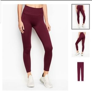 Green Ribbed Seamless High Rise 7/8 Legging